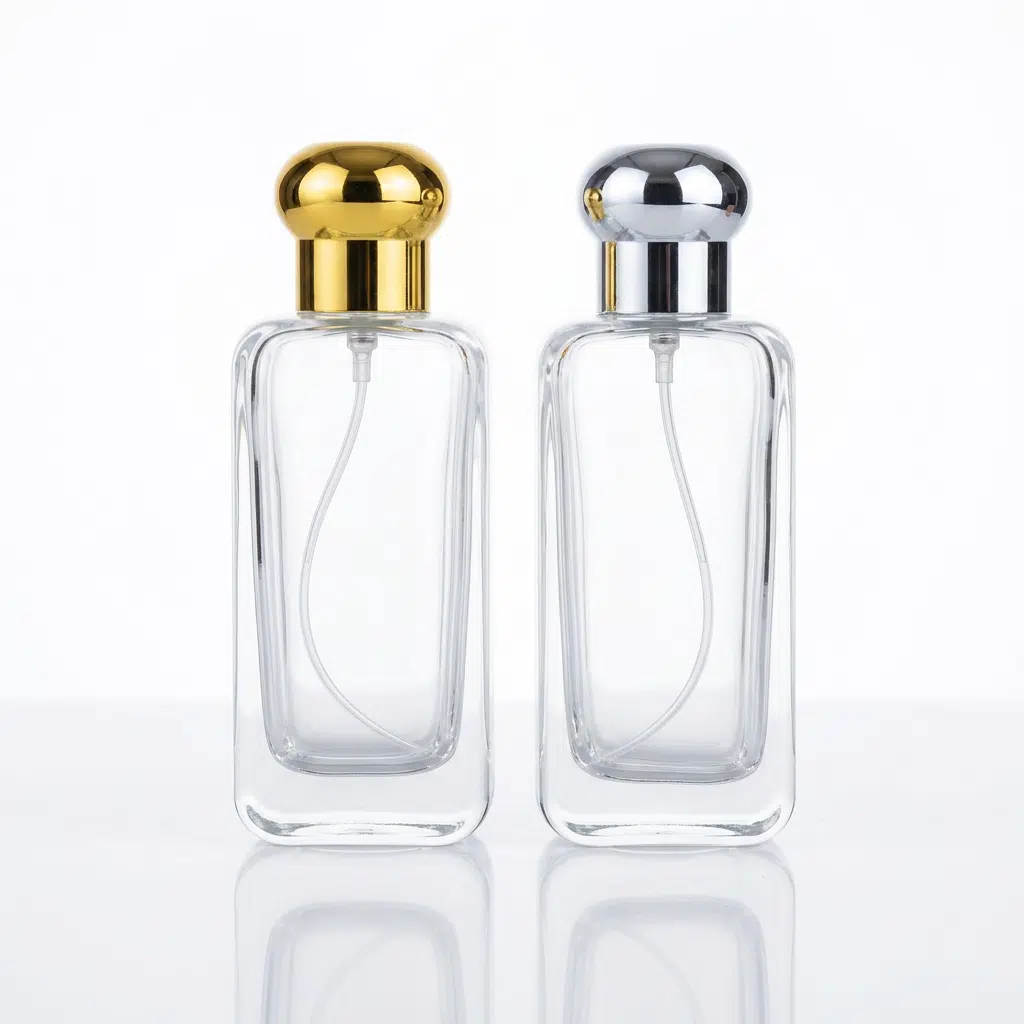 50 3 Flacon en verre transparent – 50 ml – Image 1