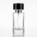 Flacon rond en verre transparent – 50 ml